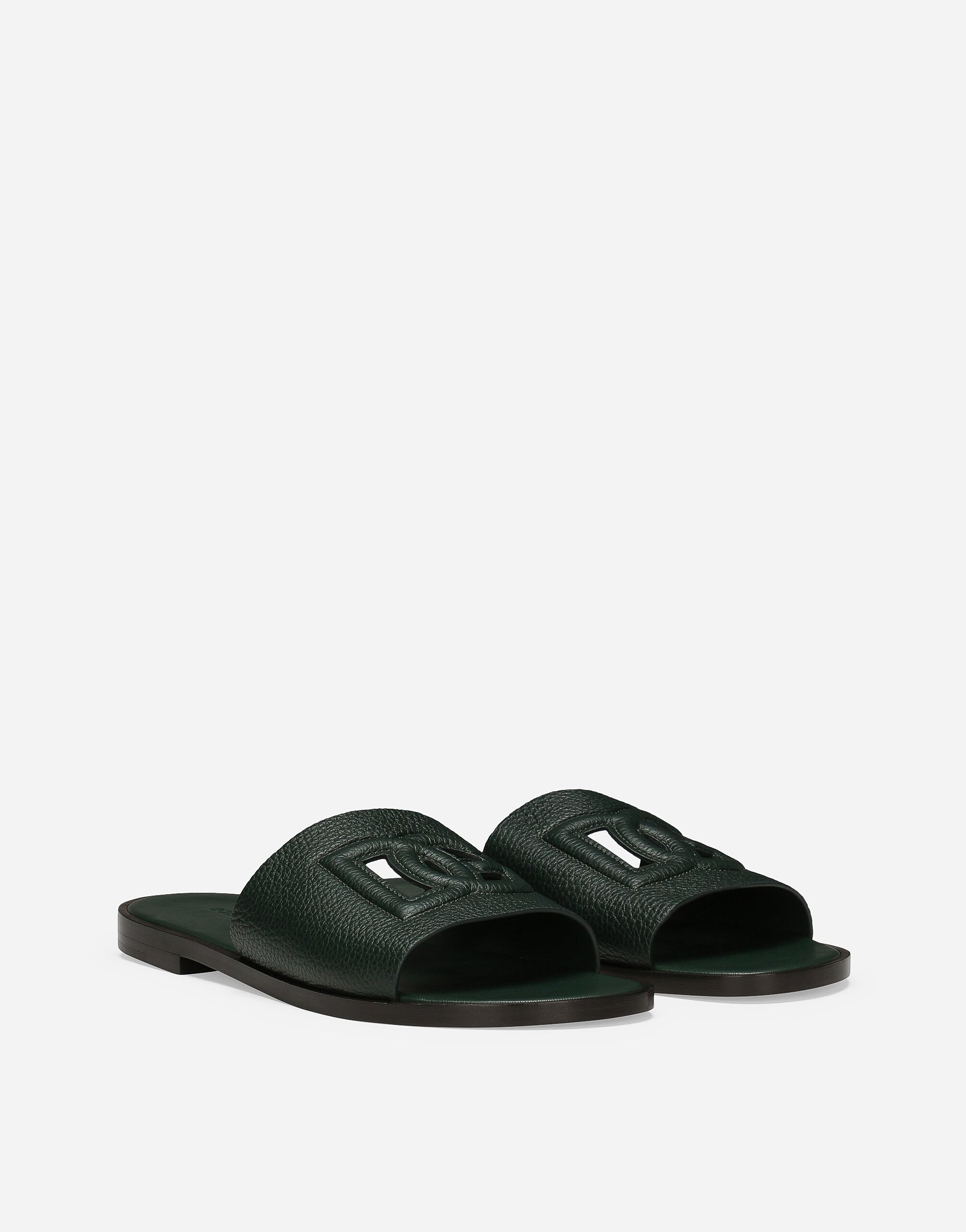 Dolce and gabbana fur slides top