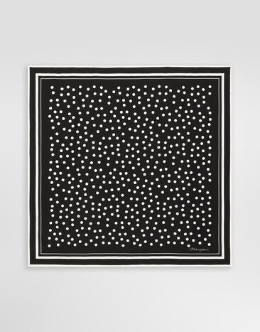 Dolce&Gabbana Polka-dot twill scarf (70x70) Print FN092RGDCF1