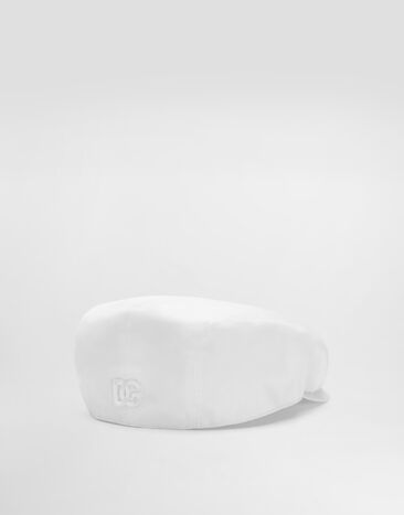 Dolce & Gabbana Cotton gabardine flat cap White GH587ZFUEFE