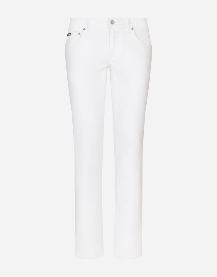 Dolce&Gabbana Jeans Skinny Stretch weiß Mehrfarbig GY07LDG8JR8