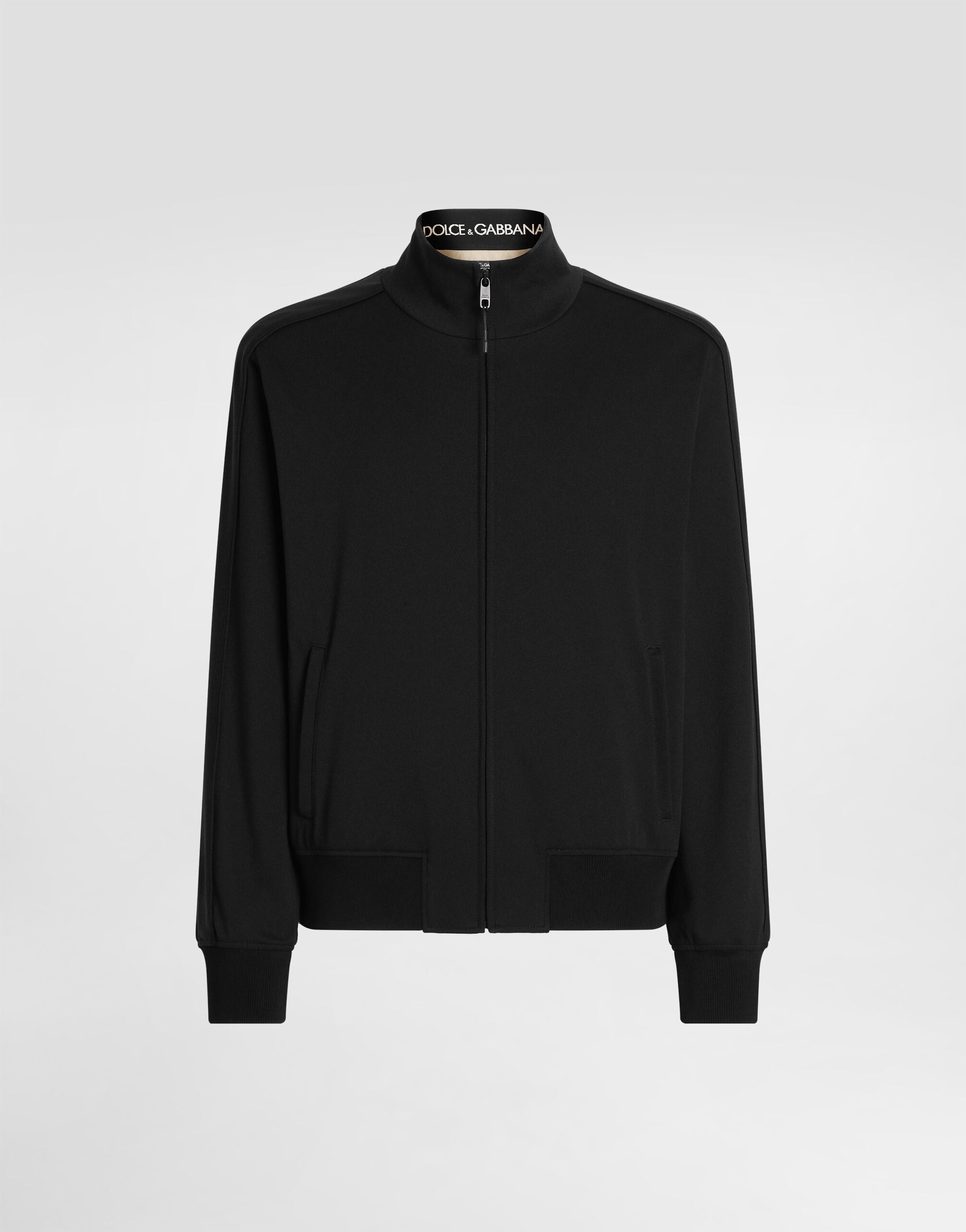 Technical jersey sweatshirt in Black for Men | Dolce&Gabbana® US