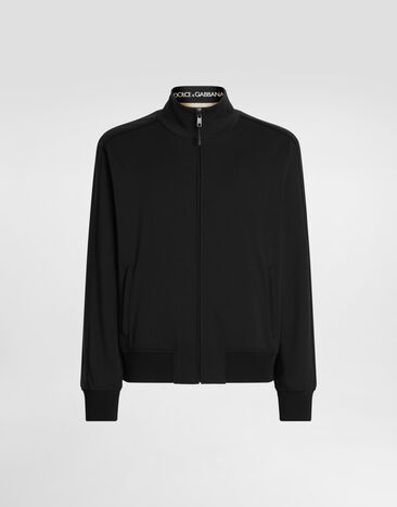 Dolce & Gabbana Technical jersey sweatshirt Black G9CBKTFUGUL