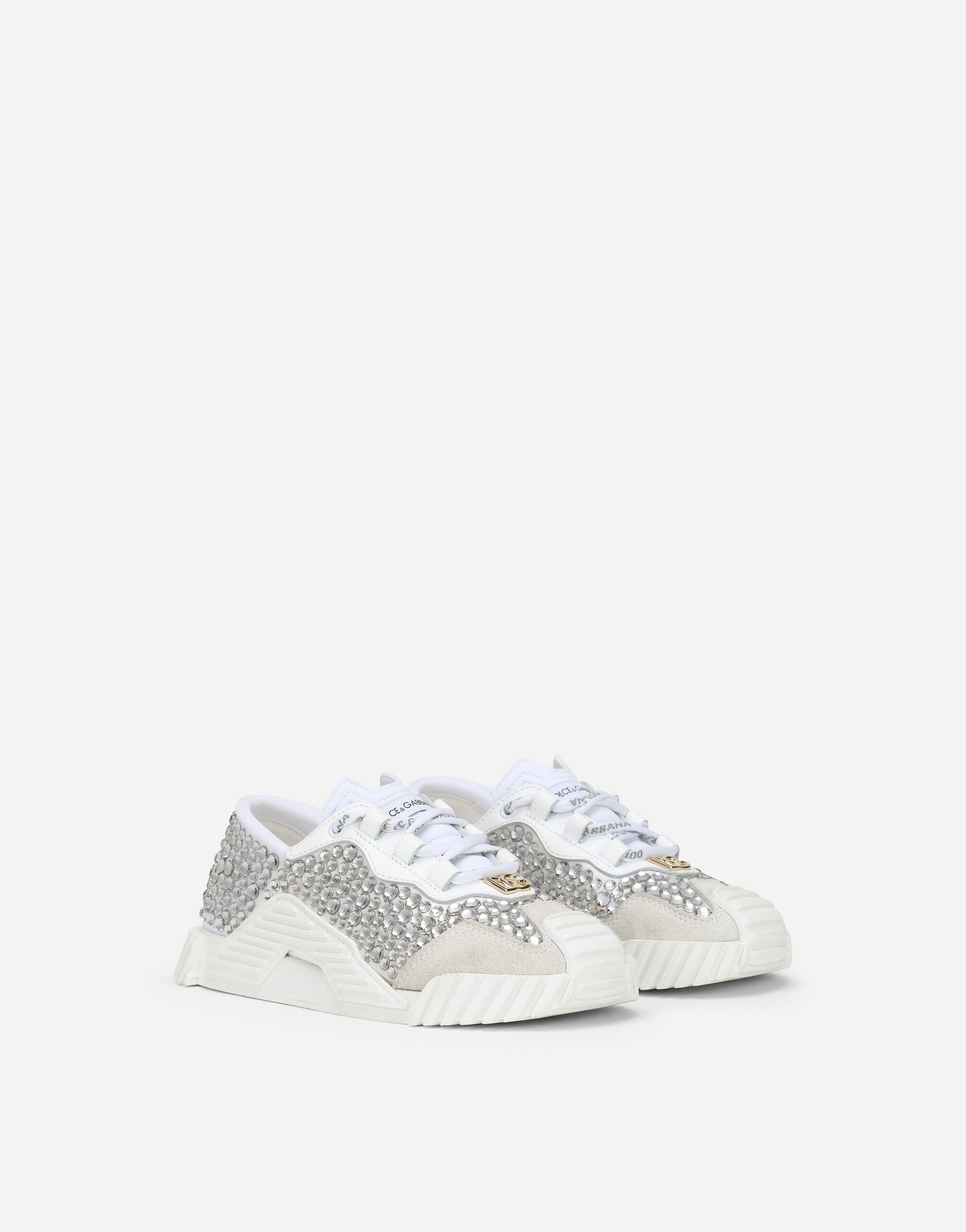 Dolce gabbana swarovski discount sneakers