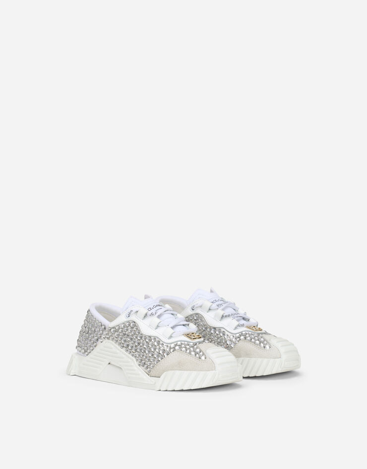 Dolce & Gabbana NS1 sneakers with fusible rhinestones разноцветный D11107AY702