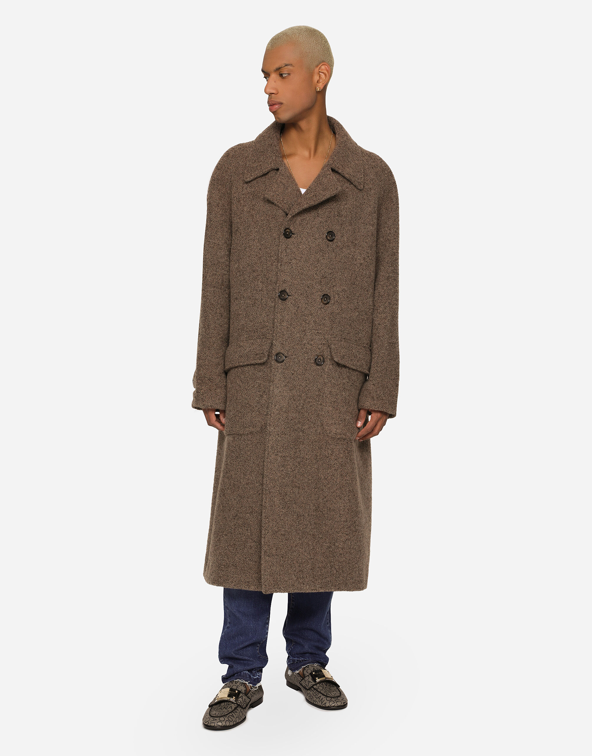 Alpaca blend coat clearance