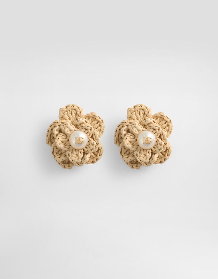 Dolce & Gabbana Orecchini clips con fiori Oro WER6R1W1111