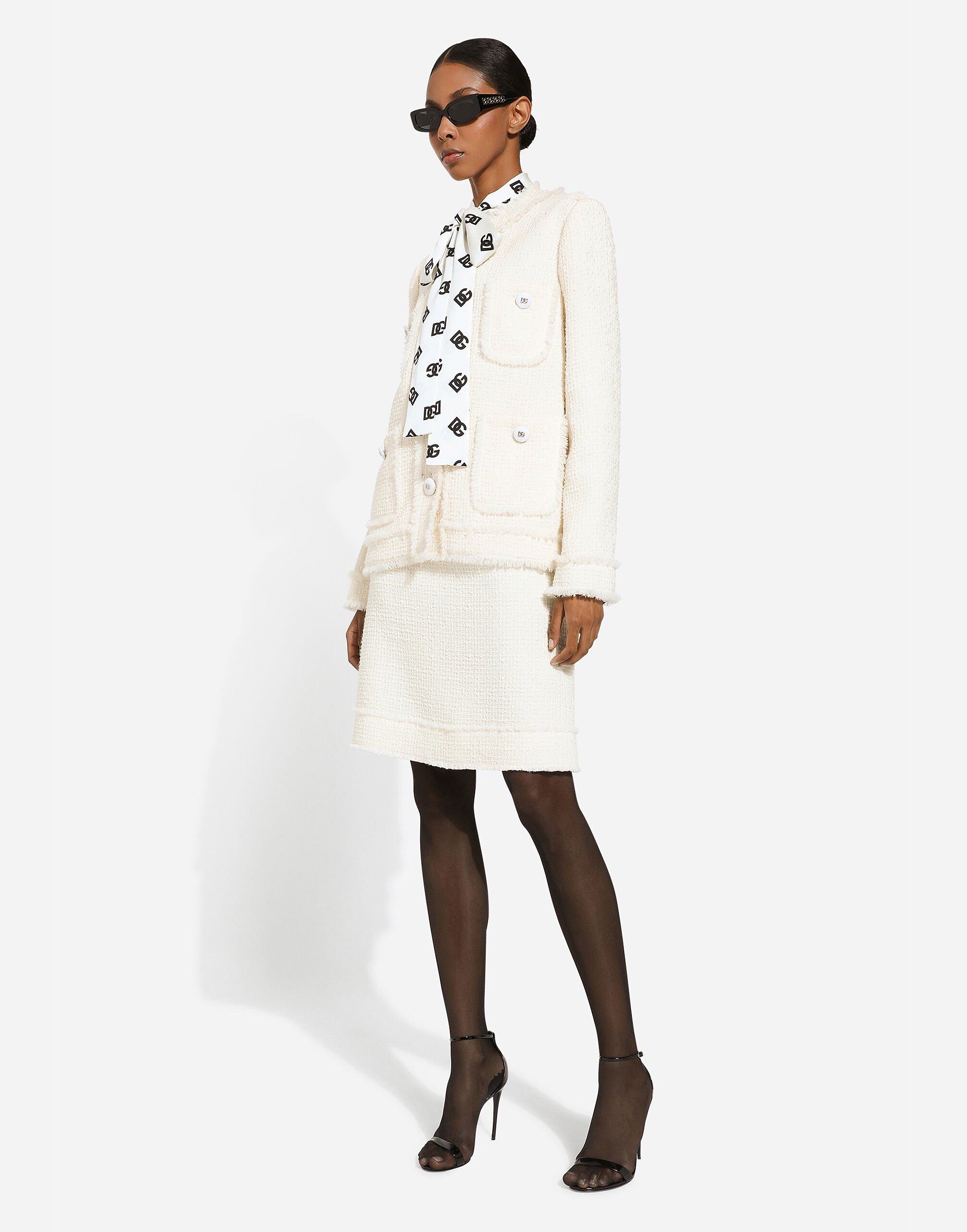 Dolce gabbana tweed jacket new arrivals
