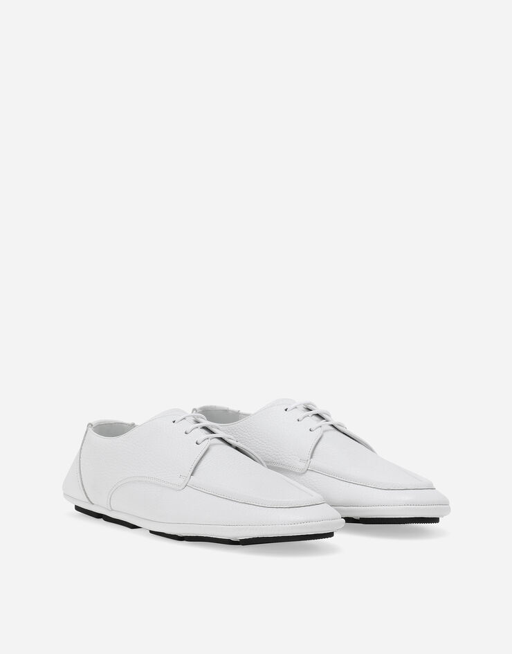 Dolce & Gabbana Deerskin Derby shoes White A10822A8034