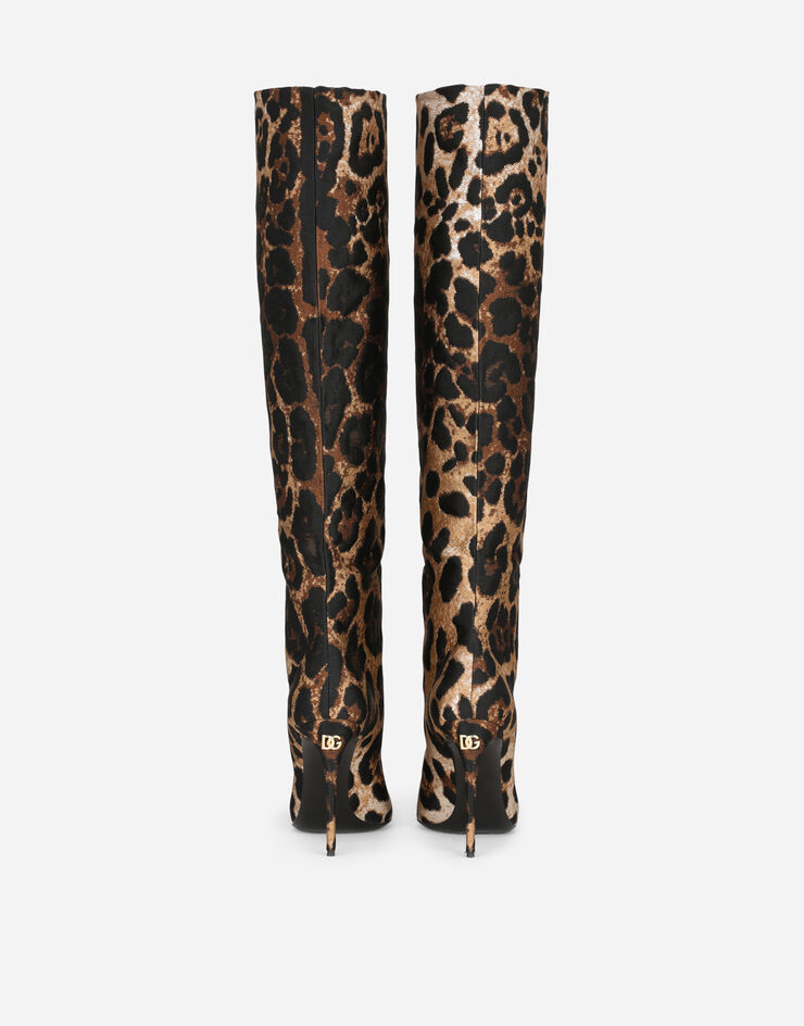 Dolce & Gabbana Leo jacquard boots Print CU0834AJ549