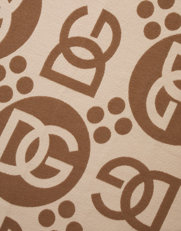 Dolce & Gabbana Wool Jacquard Blanket Multicolor TCE012TCAN2