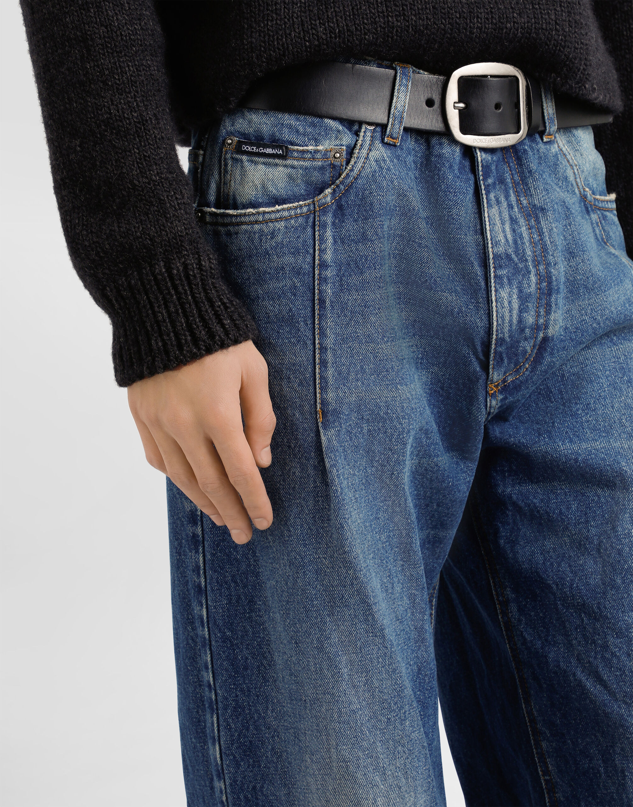 DOLCE & GABBANAS ドルガバ Cotton denim jeans in Multicolor for Men | Dolce&Gabbana®