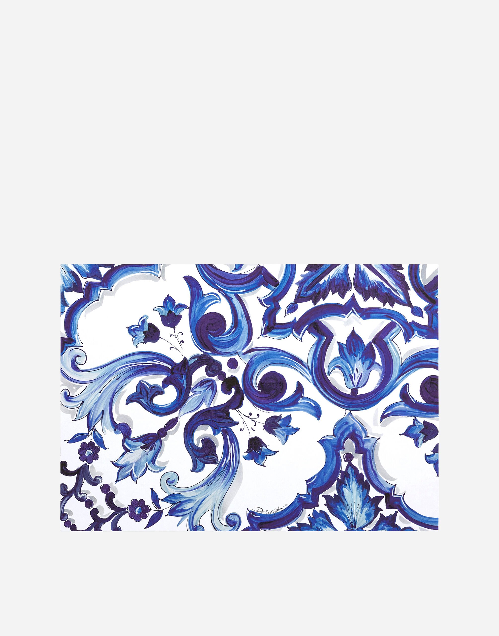 Multicolor Set of 36 Paper Placemats | Dolce&Gabbana®