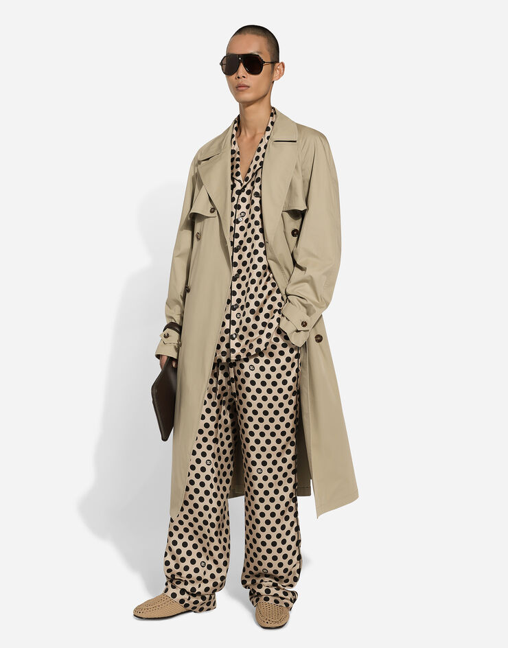 Dolce & Gabbana Zweireihiger Trenchcoat Beige G047QTFU6WI