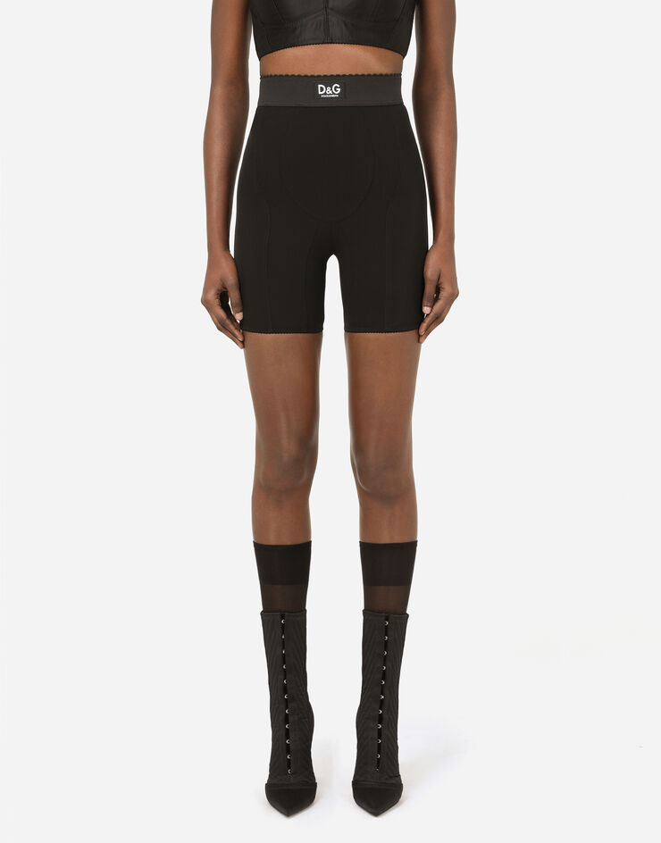 Dolce & Gabbana Jersey cycling shorts Black FTB49TFUREB