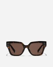 Dolce & Gabbana DG Sharped sunglasses Transparent camel VG4467VP203