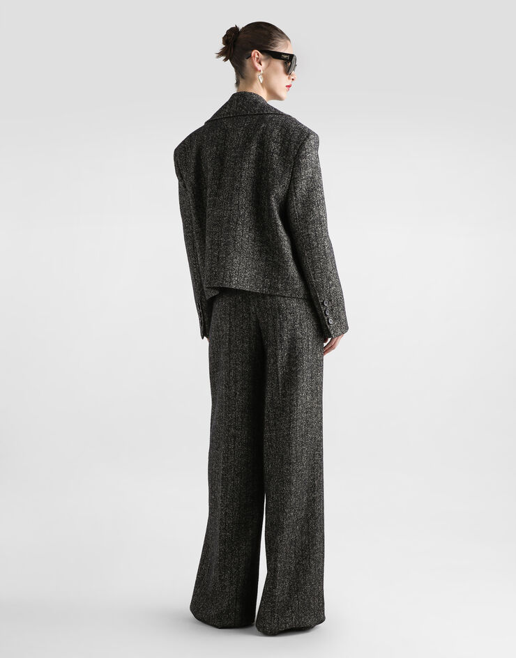Dolce & Gabbana Oversized striped wool jacket Multicolor F27FXTFRZAN