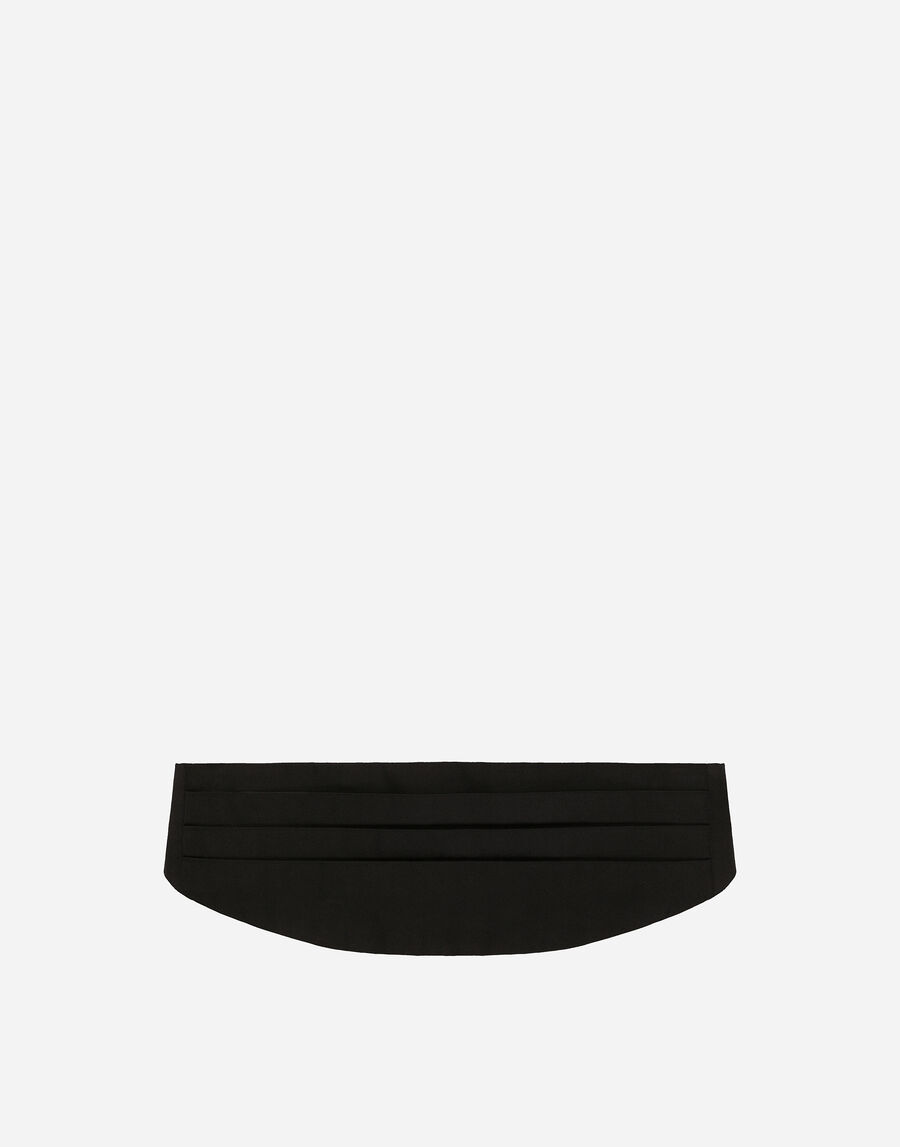 Silk satin cummerbund