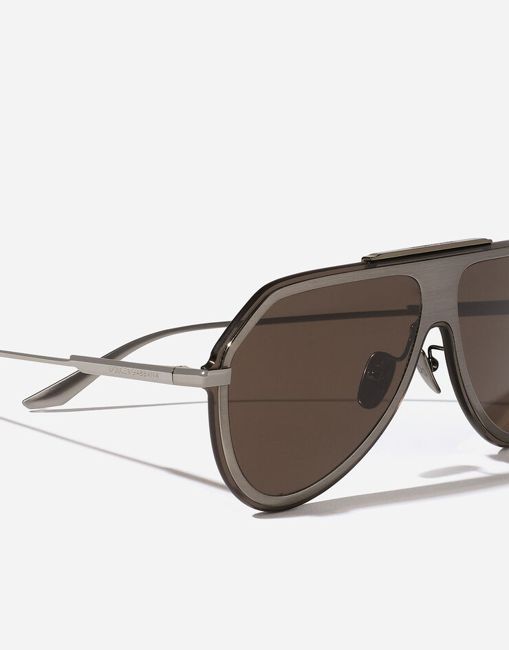Dolce & Gabbana Sonnenbrille Metal Classic Bronze gebürstet VG230AVM273