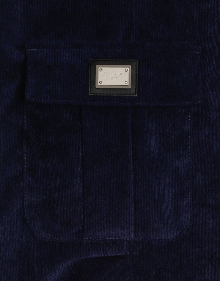 Dolce & Gabbana Corduroy trousers Blue L44P99FUEFO