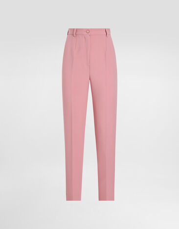 Dolce & Gabbana Tailored double wool crepe pants Black FTBM0TFU21E