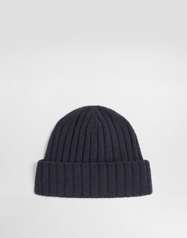 Dolce & Gabbana Rib-knit hat Blue GX64KTJGMLK