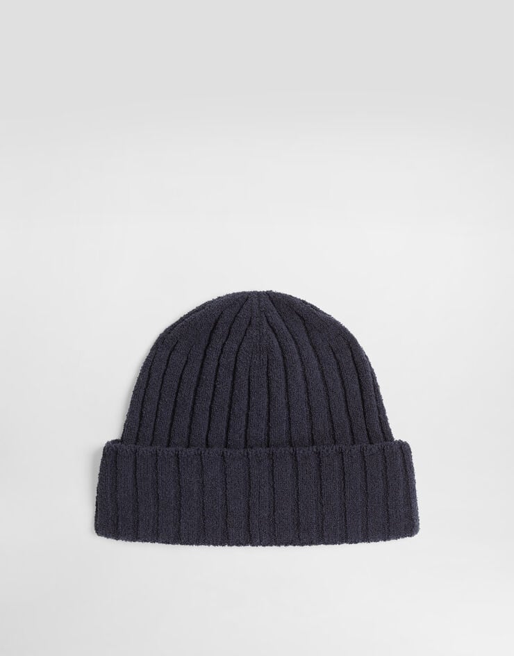 Dolce & Gabbana Rib-knit hat Blue GX64KTJGMLK