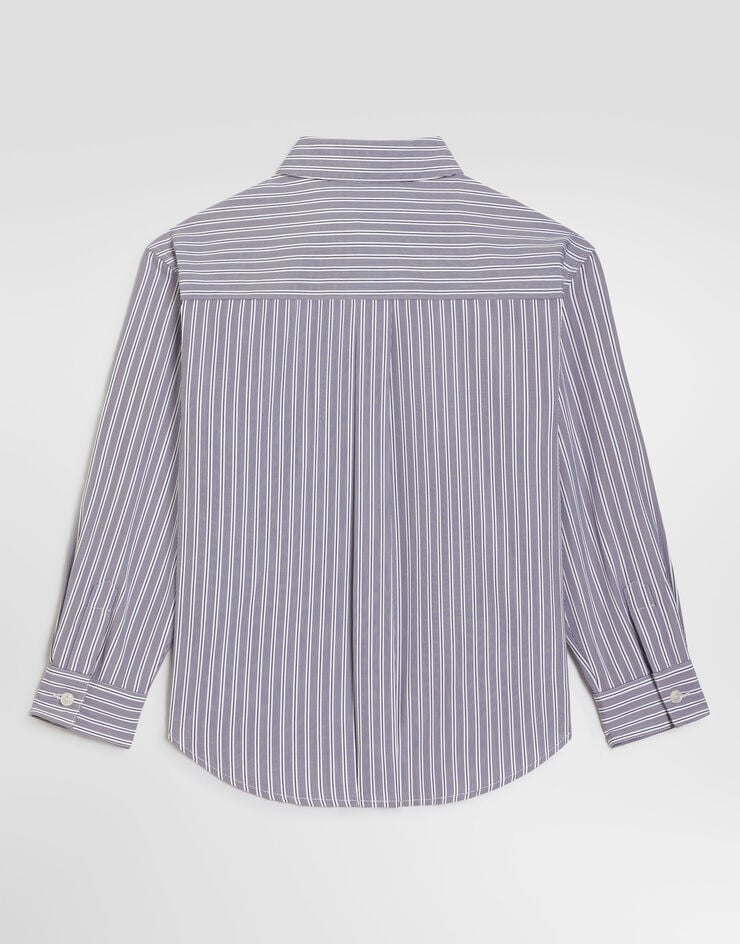 Dolce & Gabbana Striped poplin shirt Multicolor L45S13FR532