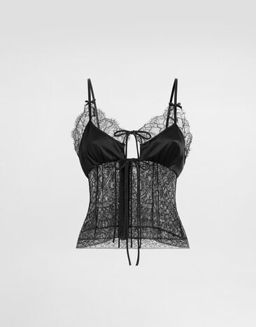 Dolce & Gabbana Lace top Dolce & Gabbana Lace top Black F7CH4TGDEB7