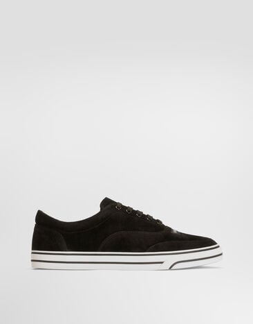 Dolce & Gabbana Zapatillas DG Sailing en serraje Black CS2399A0836