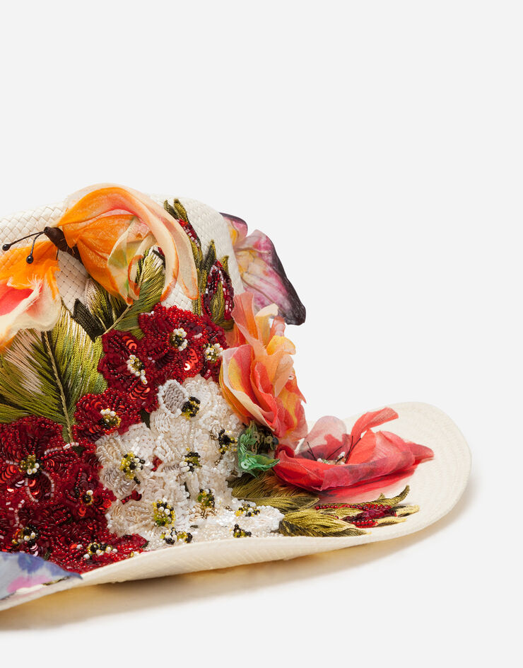 Dolce & Gabbana Texan hat with butterfly decorations 多色 FH497ZGDU32