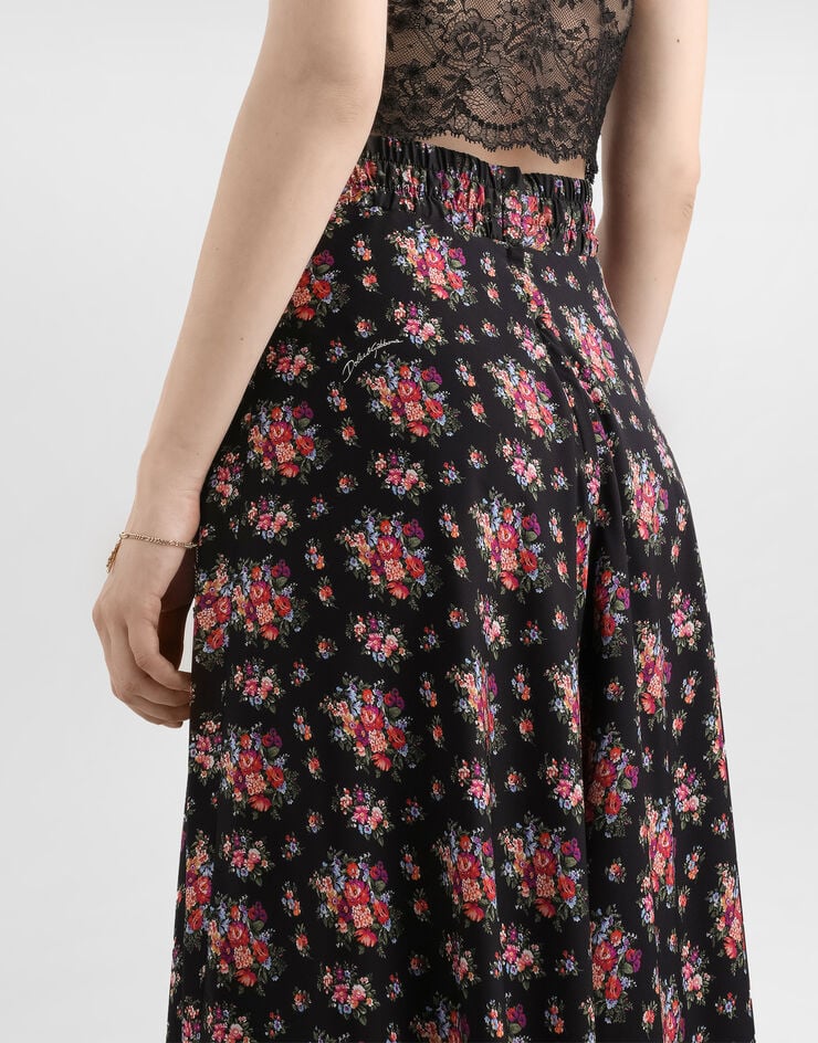 Dolce & Gabbana Falda con estampado de ramos de flores Dolce & Gabbana Falda con estampado de ramos de flores Multicolor F4DCPTFSA78