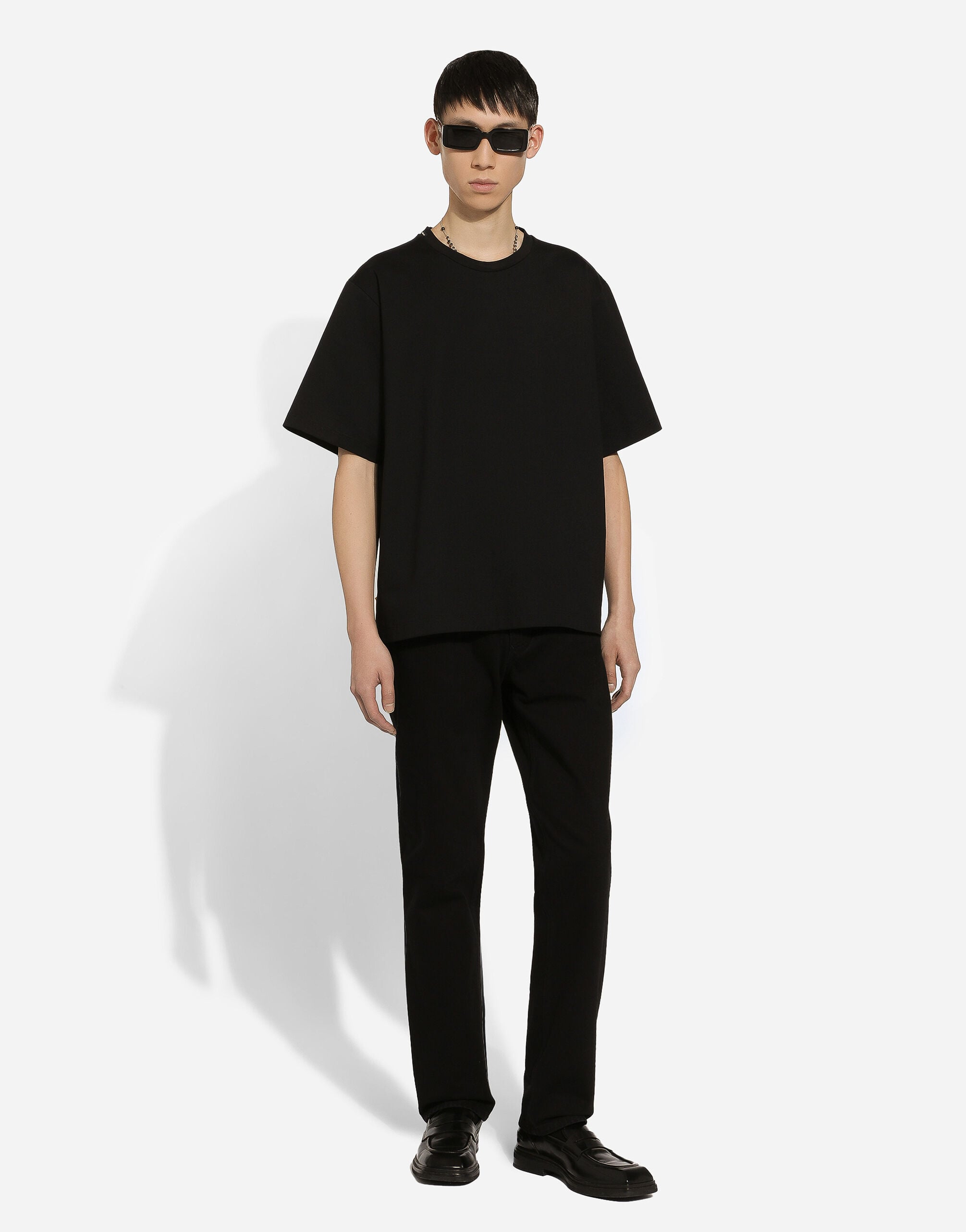 Dolce & Gabbana ブラックデニム ブラックのメンズ Slim-fit stretch black denim jeans | Dolce&Gabbana®