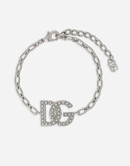 Dolce & Gabbana Link bracelet with DG logo Black G2PS2THJMOW