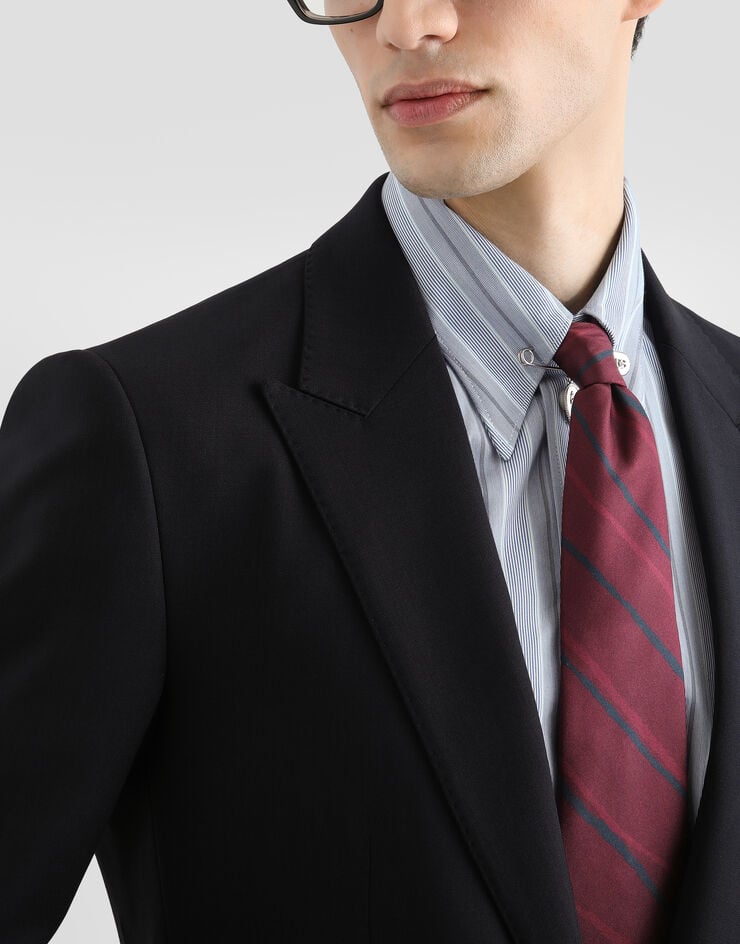 Dolce & Gabbana Single-breasted martini light wool gabardine suit Dolce & Gabbana Single-breasted martini light wool gabardine suit GK05VTFUBG4