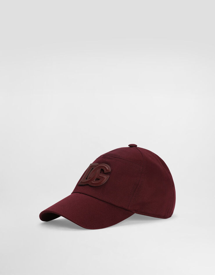 Dolce & Gabbana Cotton gabardine baseball cap Dolce & Gabbana Cotton gabardine baseball cap Purple GH931ZGK263