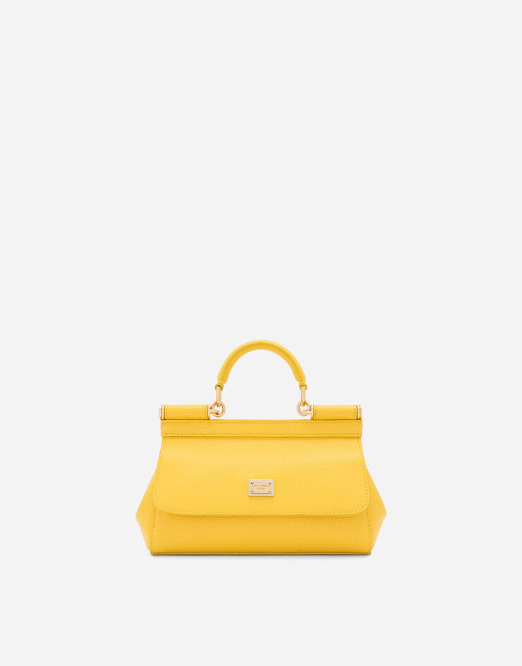 Dolce & Gabbana Sac à main Sicily petit format Jaune BB7116A1001