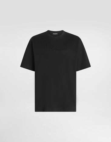 Dolce & Gabbana Camiseta de algodón Dolce & Gabbana Camiseta de algodón Black G8PN9ZHU7H8