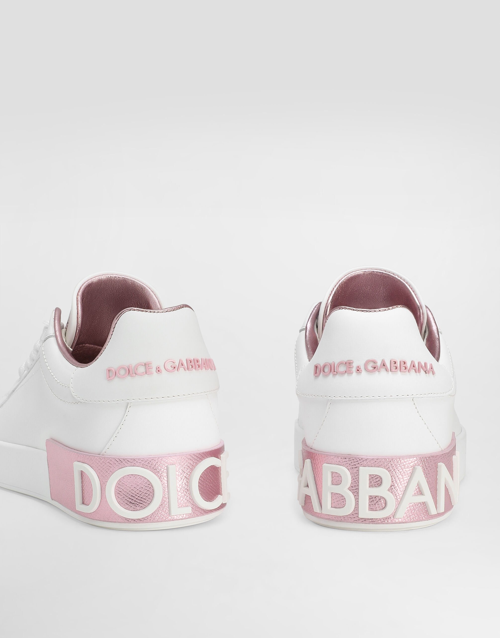 スニーカー Dolce & Gabbana 'Portofino' sneakers (CK1544AX615 87587) Calfskin Portofino sneakers in Gold for Women | Dolce&Gabbana®
