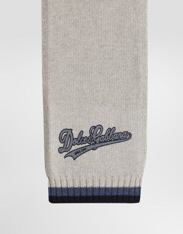 Dolce & Gabbana Knit scarf with logo  LBKAG6JDVH5