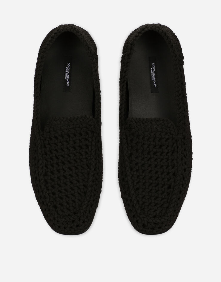 Dolce & Gabbana Crochet slippers Black A50523AJ183