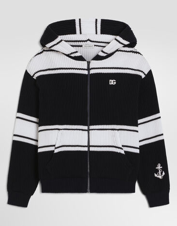 Dolce & Gabbana Striped cotton sweatshirt Multicolor L4JWMWFB7DP