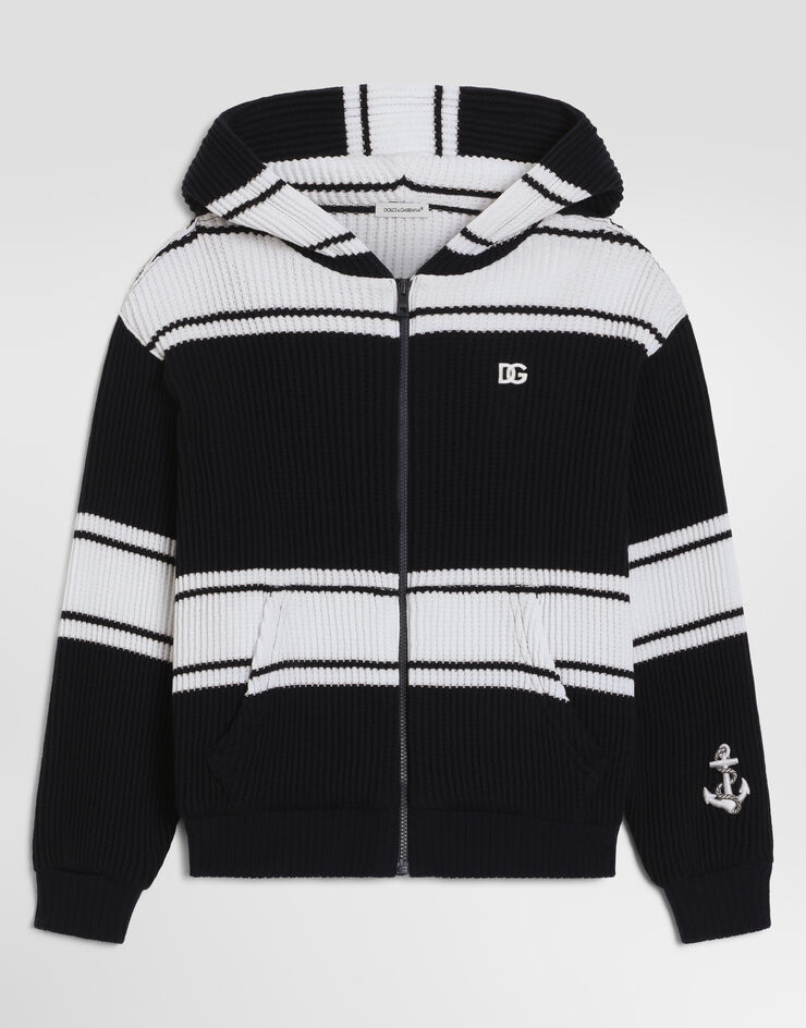 Dolce & Gabbana Striped cotton sweatshirt Dolce & Gabbana Striped cotton sweatshirt Multicolor L4JWMWFB7DP