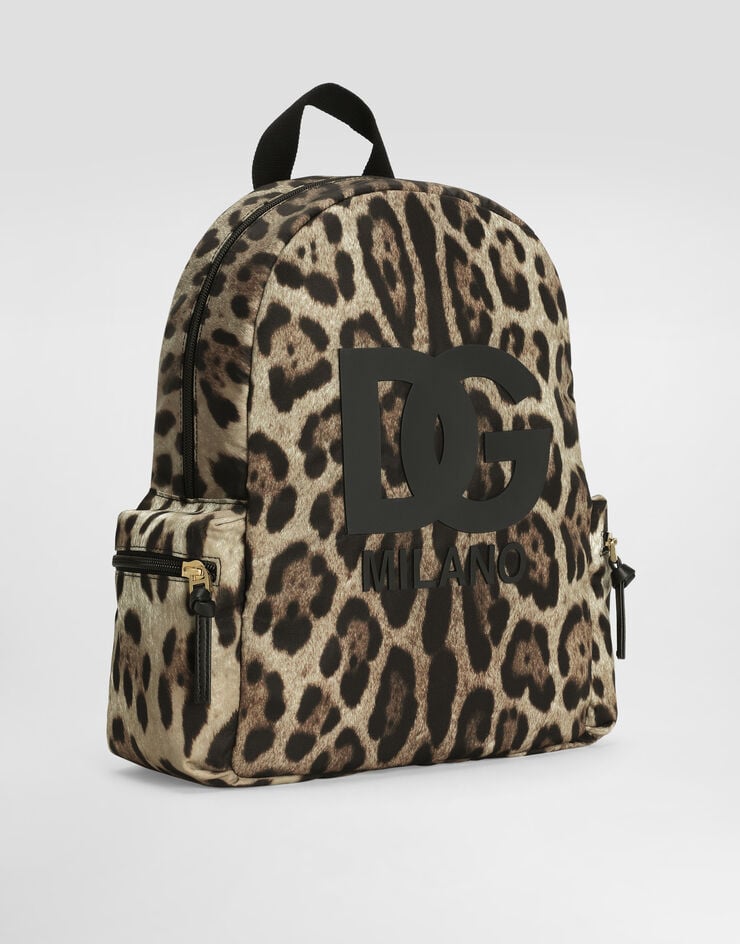 Dolce & Gabbana Leo-print nylon backpack Print EB0206AJ555