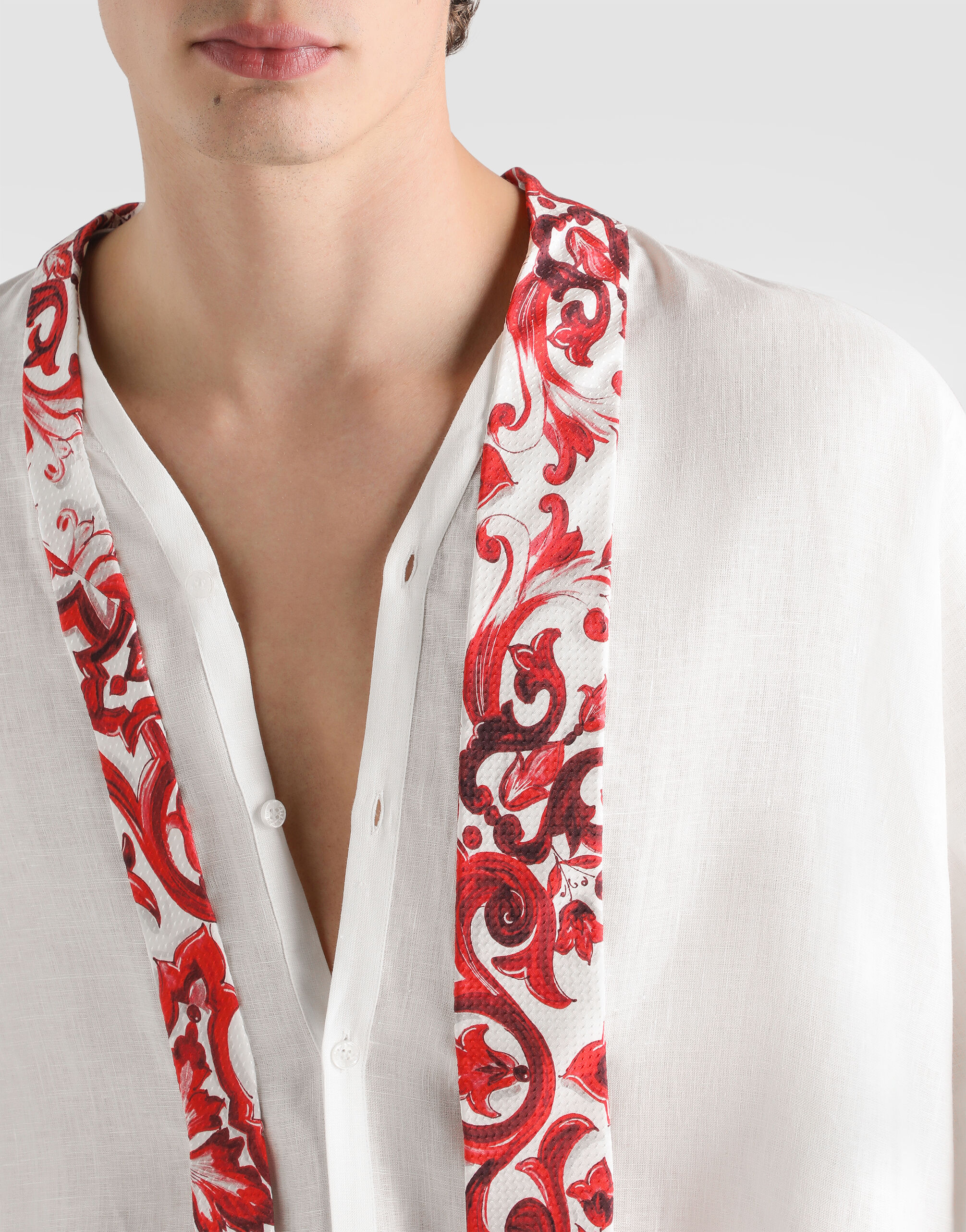 Shirt in linen - thumbnail 4