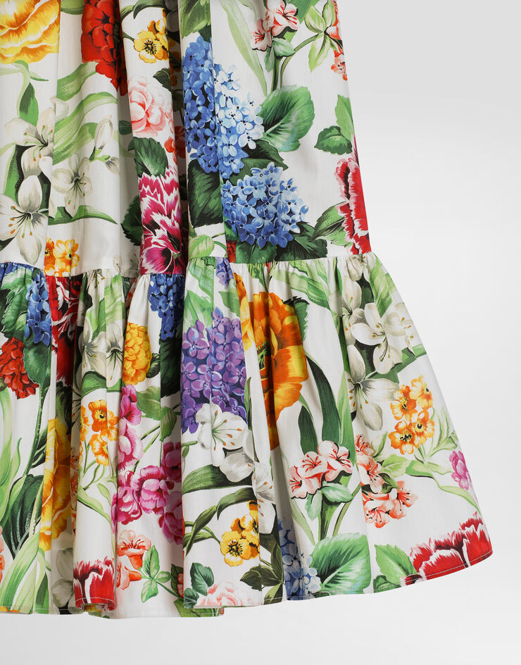 Dolce & Gabbana Poplin dress with floral print Print L54DG1HS5S5