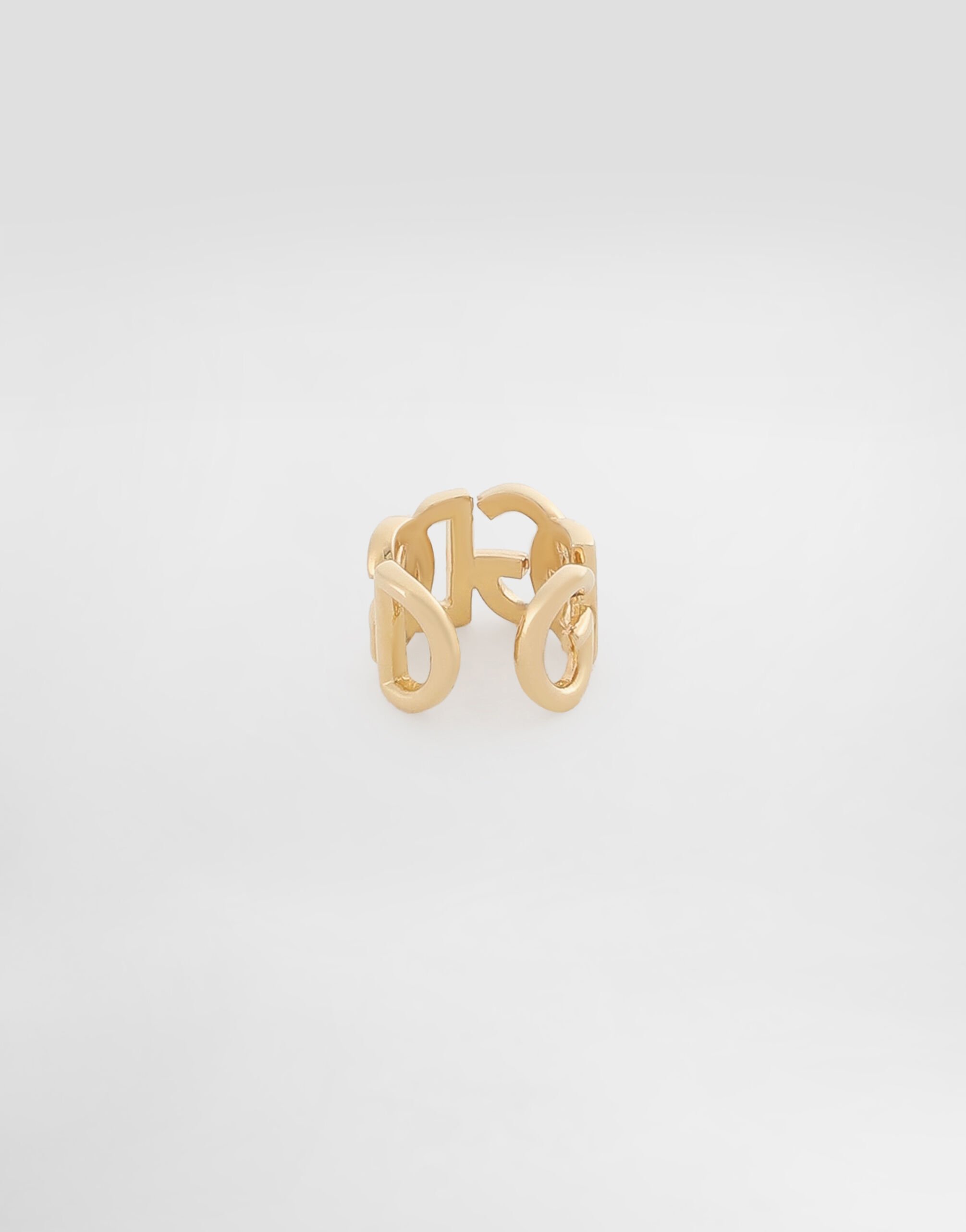 ゴールドのウィメンズ Ear cuff earrings with DG logo