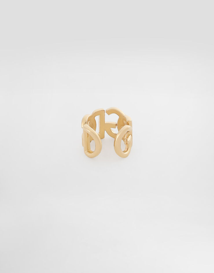 Dolce&Gabbana Pendiente ear cuff con logotipo DG Dorado WEP6L5W1111