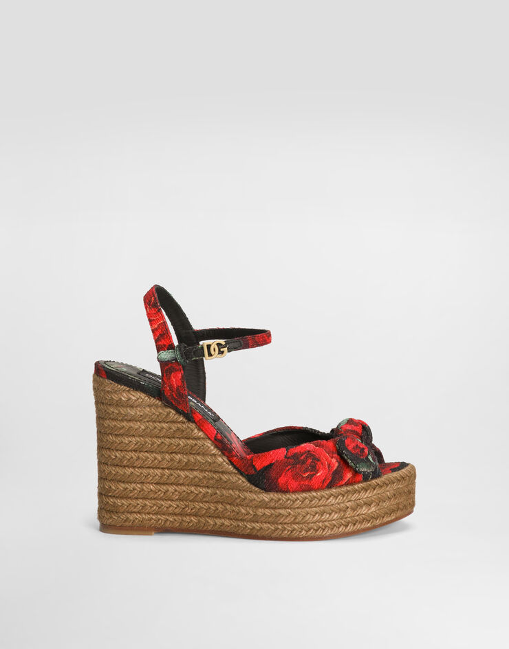 Dolce & Gabbana Cuña en piel de becerro Imprima CZ0320A6514