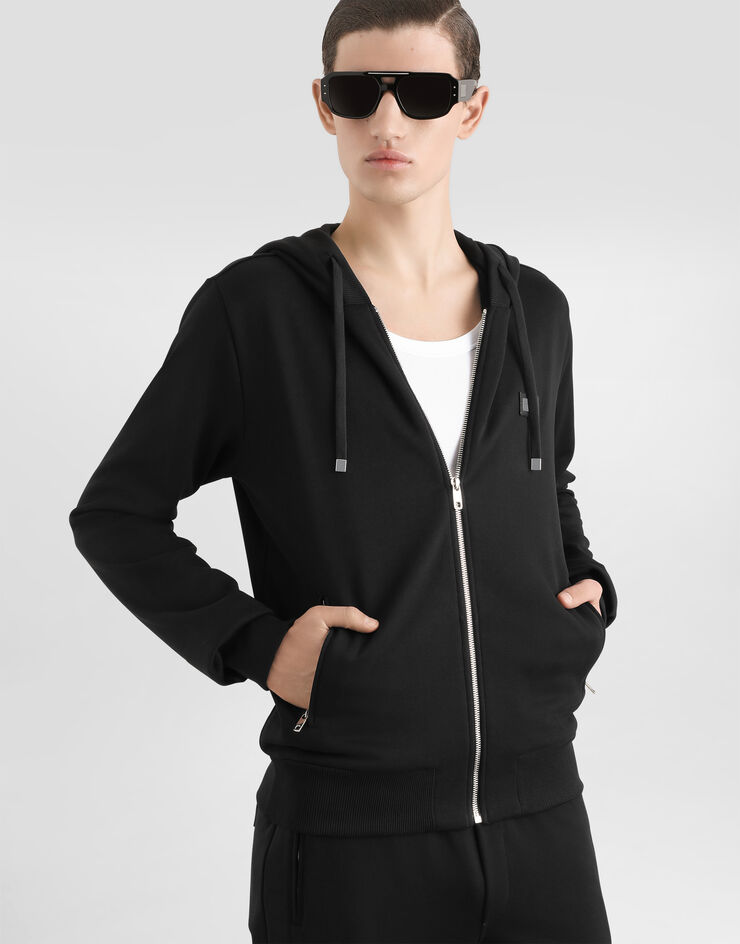 Dolce & Gabbana Sweatshirt in cotton jersey Black G9IF0TG7JYX