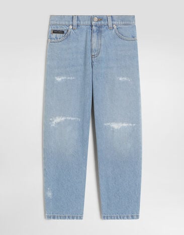 Dolce & Gabbana Джинсы из денима с пятью карманами Blue L42F92LDD95